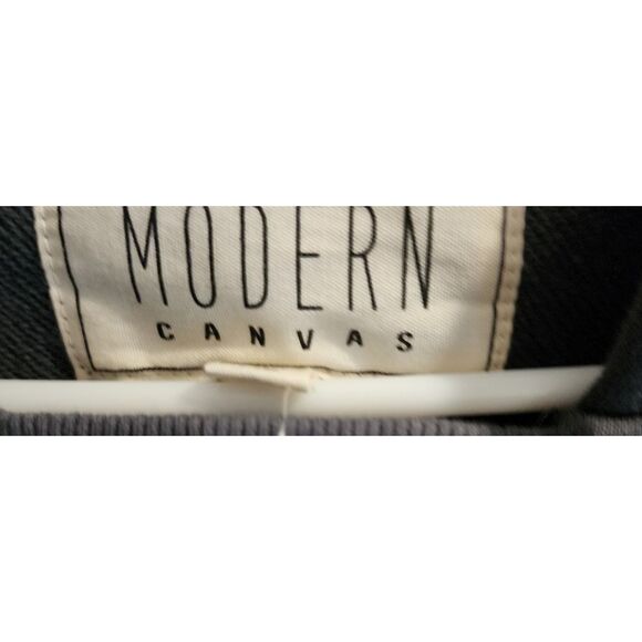 Modern canvas Hooded Sweatshirt - Picture 2 of 5